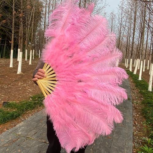 子鸵羽毛扇演唱会道具酒吧鸟表扇子绒大演大包邮中号蹈肚皮舞羽毛