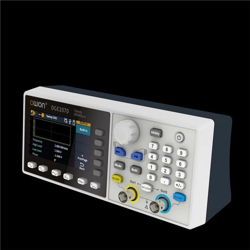 利利普owon任意波形信号发生器5/10/25MHZ信号源AG051/1011F/1022