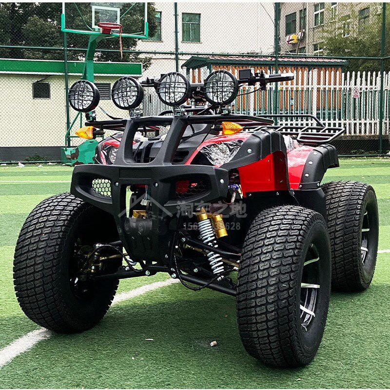电动大小沙滩车四轮越野摩托车1500瓦山地车全地形车ATV轴传12寸