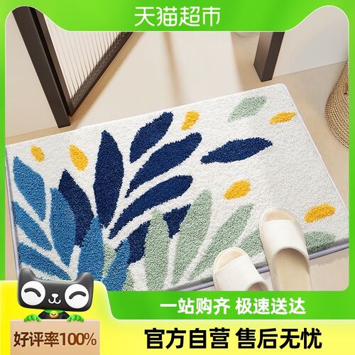 大江地垫家用门垫卫生间进门专用脚D垫吸水浴室防滑垫卧室门口地