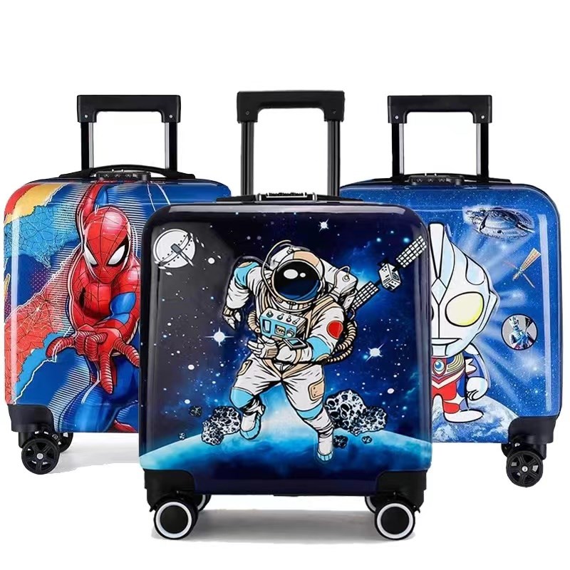 卡通儿童拉杆箱女18寸小男孩皮箱旅行箱万向轮20学生密码箱行李箱