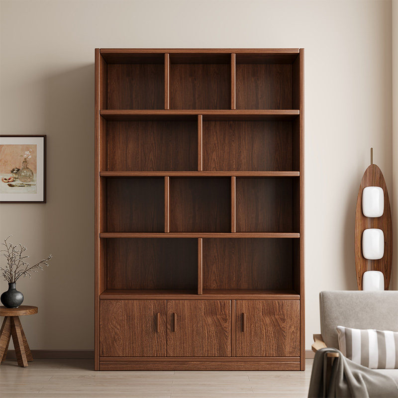 博古架实木中式茶柜置物架茶叶展示柜隔断多宝阁客厅茶架摆件架子