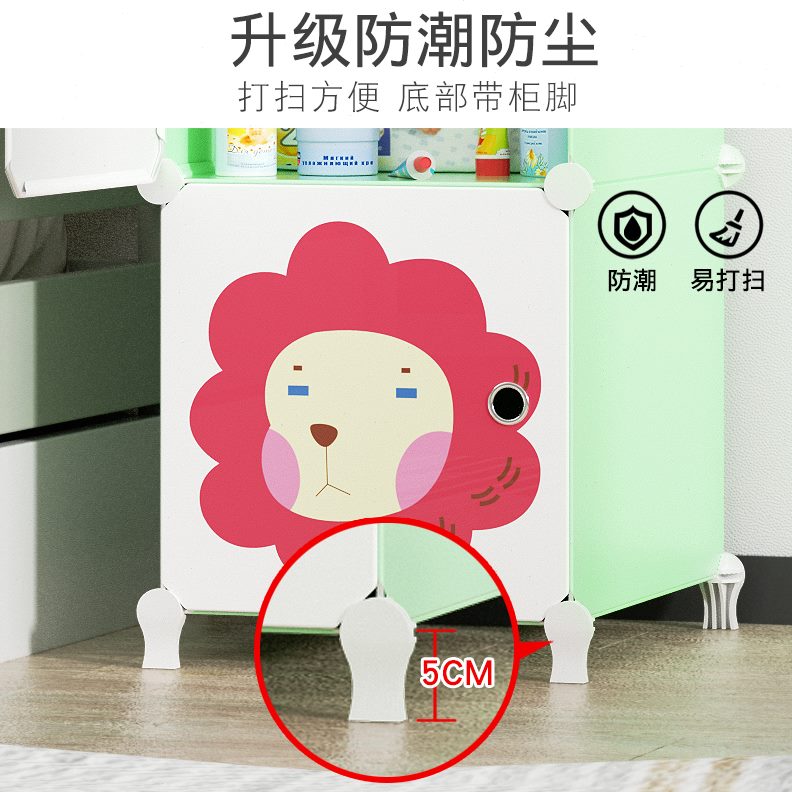 格子简易盒家用衣服收纳布艺分格卧室衣柜衣柜收纳神器储物箱防尘