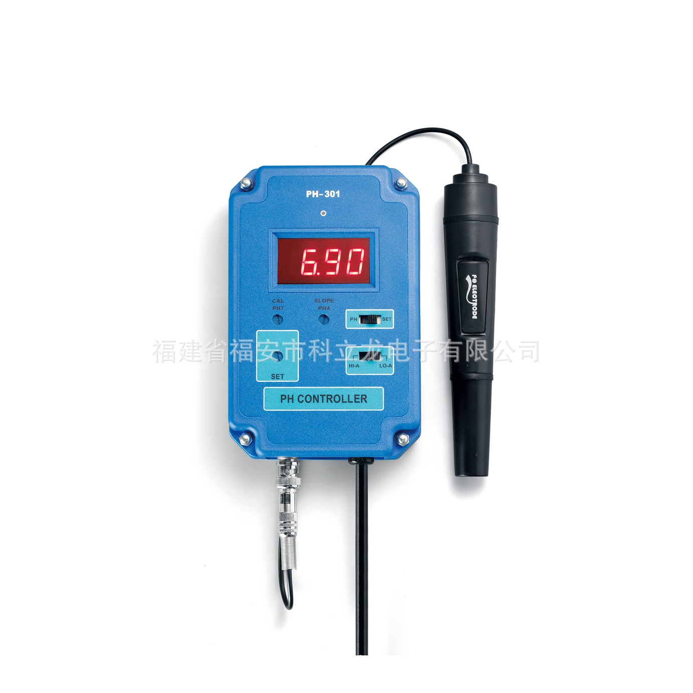 水族馆数字式酸碱控制器游泳池控制器酸碱度计PH ORP