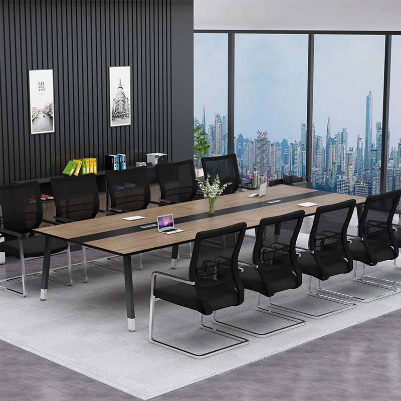会议桌长桌办公桌长条桌员工培训简约现代简易工作台洽谈桌椅组合