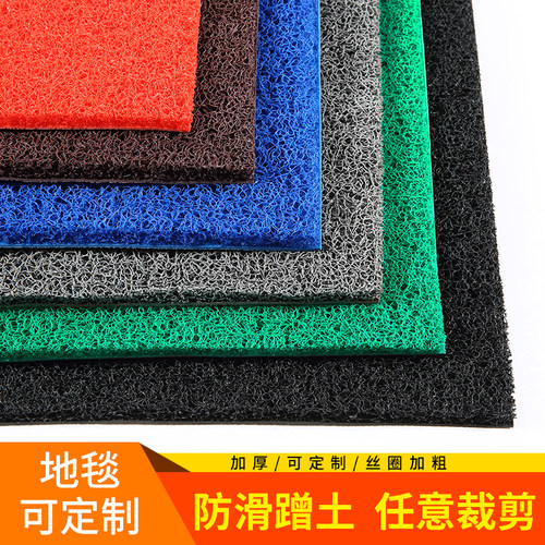 家用红地毯地垫进门入户门地垫可裁剪丝圈地垫P门口塑料地垫大面