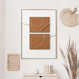 奶油风玄关d装 饰画抽象艺术挂画客厅现代简约沙发背景墙壁画肌理