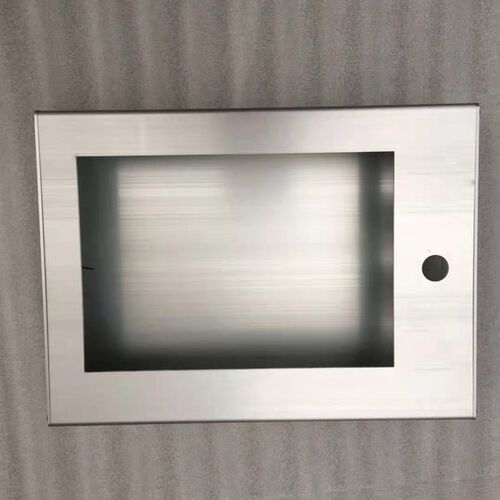 可定制10寸260*202触摸屏安装盒铝合金盒子电控箱S可开22mm按钮孔