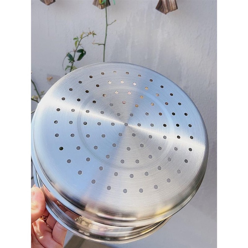 蒸笼蒸屉304不锈钢家用加厚蒸架屉蒸锅馒头蒸格篦子蒸架加高隔水