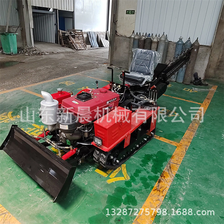 40宽埋管开沟机合金刀头埋光缆挖沟机全自动履带开沟机图片