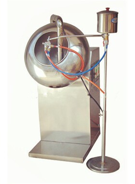 BY-300/400包衣机小型包衣锅包薄膜衣药片上色配喷液系统可调速