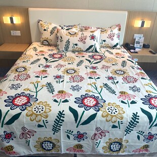 纯棉老粗布凉席三件套可折叠花边机洗夏季 裸睡亲肤席