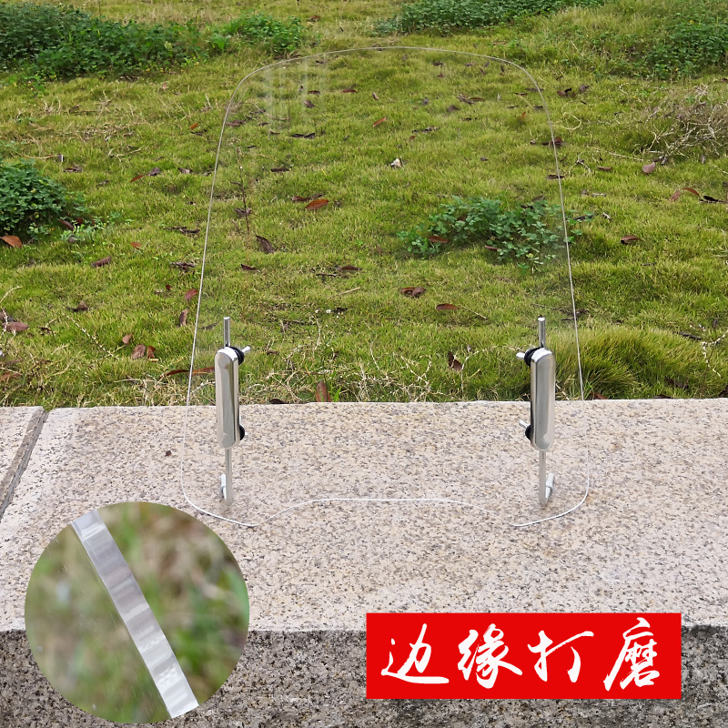 摩托车前挡风玻璃电动车挡风板高清透明风挡踏板车风镜有机玻璃