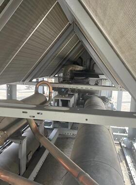 二手风冷热泵克莱门特全新3台制冷量900kw出租与出售