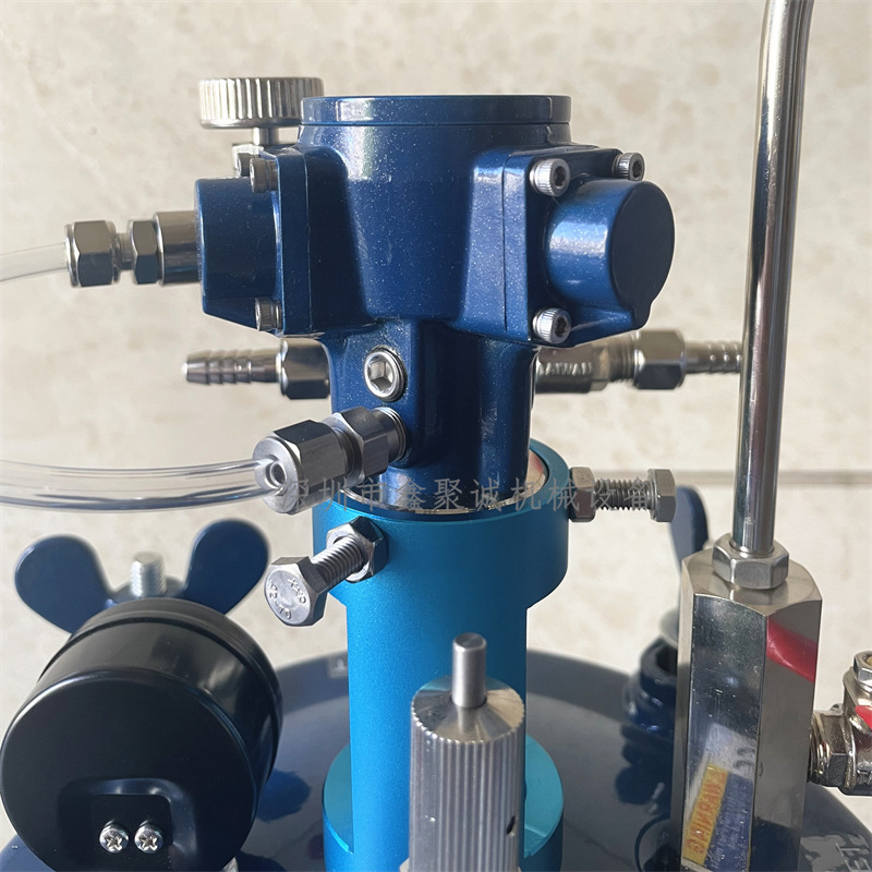 台湾宝丽气动压力桶 5升自动5L手动搅拌油漆涂料压送式喷枪压力罐