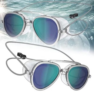 跨境新品Adult Sunny G Mariner Mirror Goggles全视角防雾游泳镜