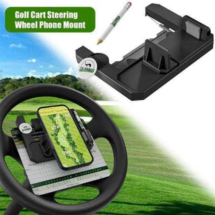 跨境热销Golf cart steering wheel phone holder高尔夫手机支架