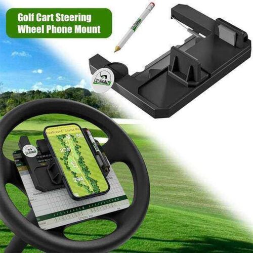 跨境热销Golf cart steering wheel phone holder高尔夫手机支架
