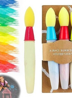 跨境新品Sidewalk Chalk Paint Brush Set Sidewalk 粉笔画笔套装