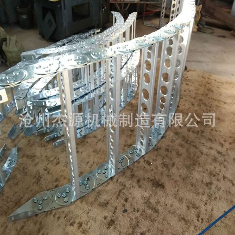 机床动钢制厂传全封闭钢铝拖链拖链数控产家生机床