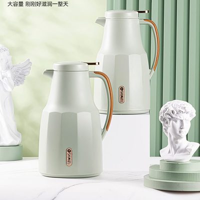 保温瓶水宿舍清水开热水瓶胆玻璃暖家用保温壶红学生用水瓶大容量