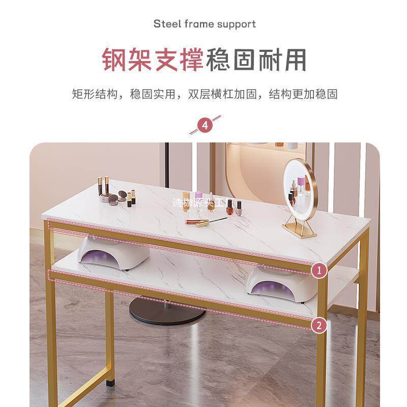 时尚网红美单甲桌子店椅子套装经679济小套型全日式人美甲台