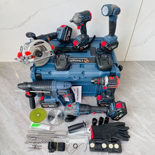 锂电无刷工具6件套装 外贸出色系列 电动工具D 下单编号272