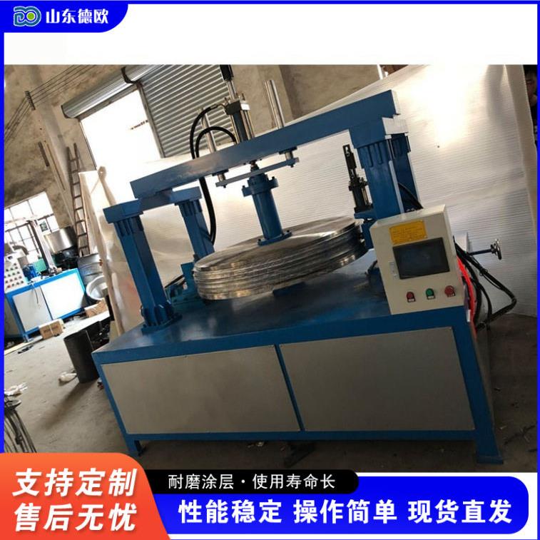 液压圆盘旋边机 金属圆形桌面自动卷边机 不锈钢圆形工件旋边机