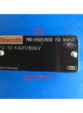 现货销售REXROTH产品 R900503669 FD12PA2X/B03V