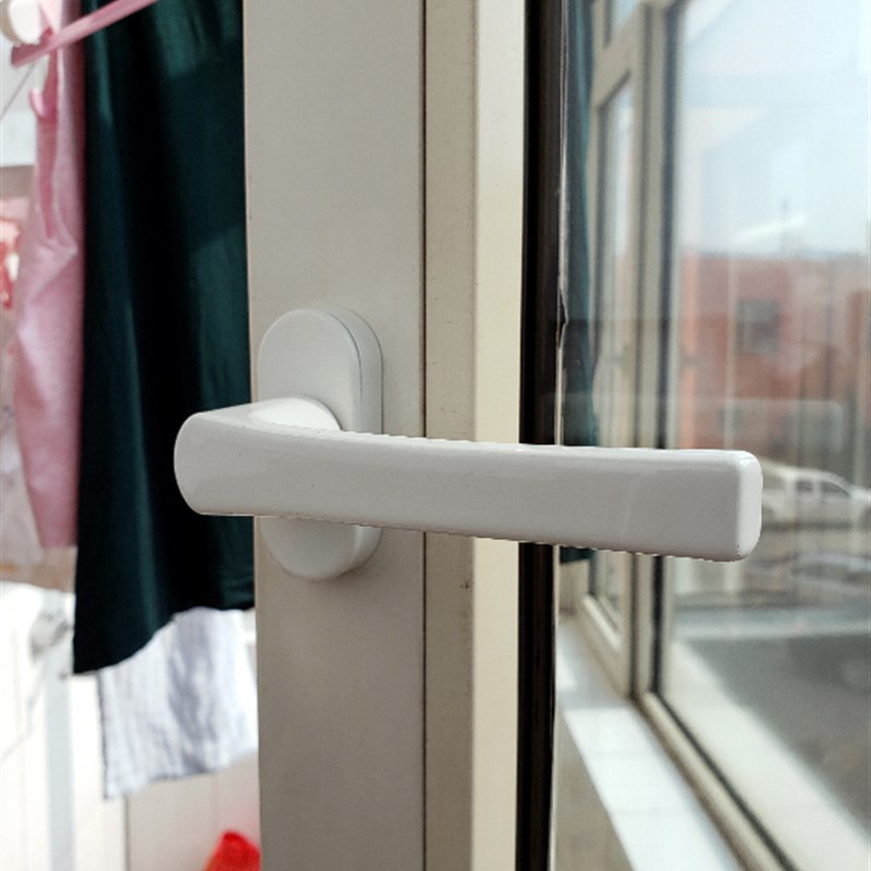 全金属塑钢门窗h户传动执手把手 联动拉手锁 推拉内开门窗转动把