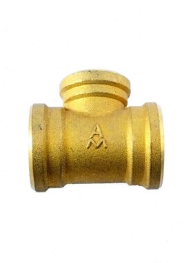 埃美柯650加厚黄铜异径内螺纹三通DN20*15----DN100*80