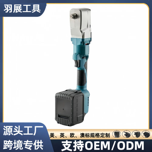 外贸锂电无刷冲击棘轮扳手90直角大扭力木工汽修工舞台桁架工具