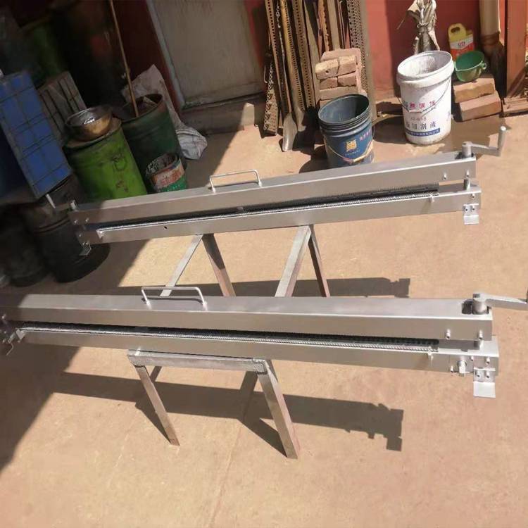 QGJ-1200双向手动输送带割皮机 PVC/PVG手动割皮机切割效率高