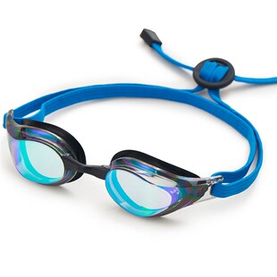 韩国hoog蝴格新款 无胶圈比赛泳镜防雾镀膜游泳训练游泳镜 有胶圈