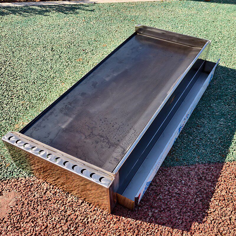 包边商用铁板鱿鱼专用铁板设备铁板烧铁板豆腐烤冷 面手抓饼烤盘