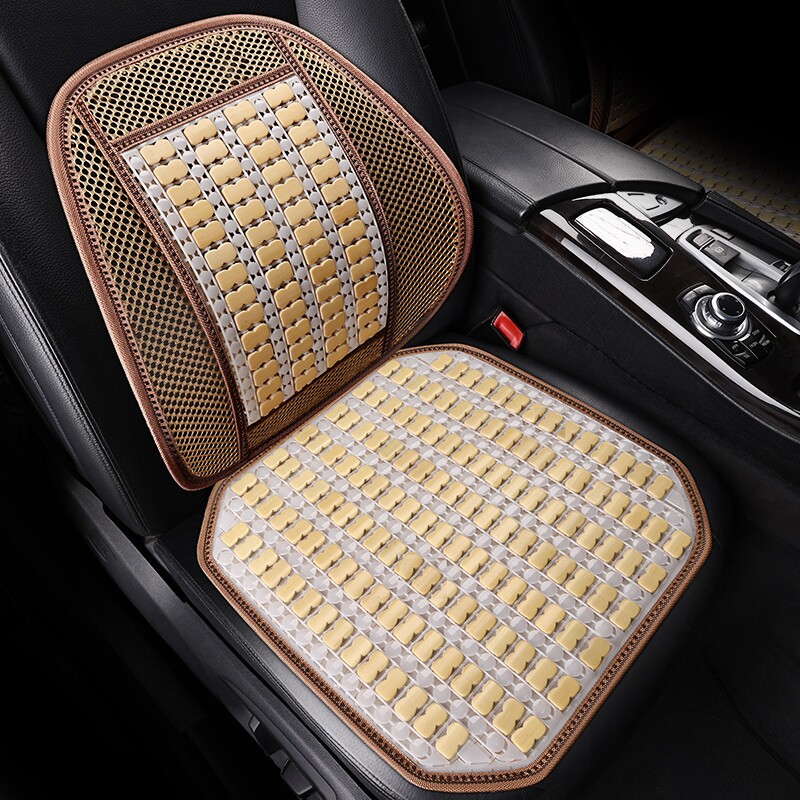 夏季木珠坐垫竹片前排单张主驾汽车座套单片单个面包车Z正副驾驶