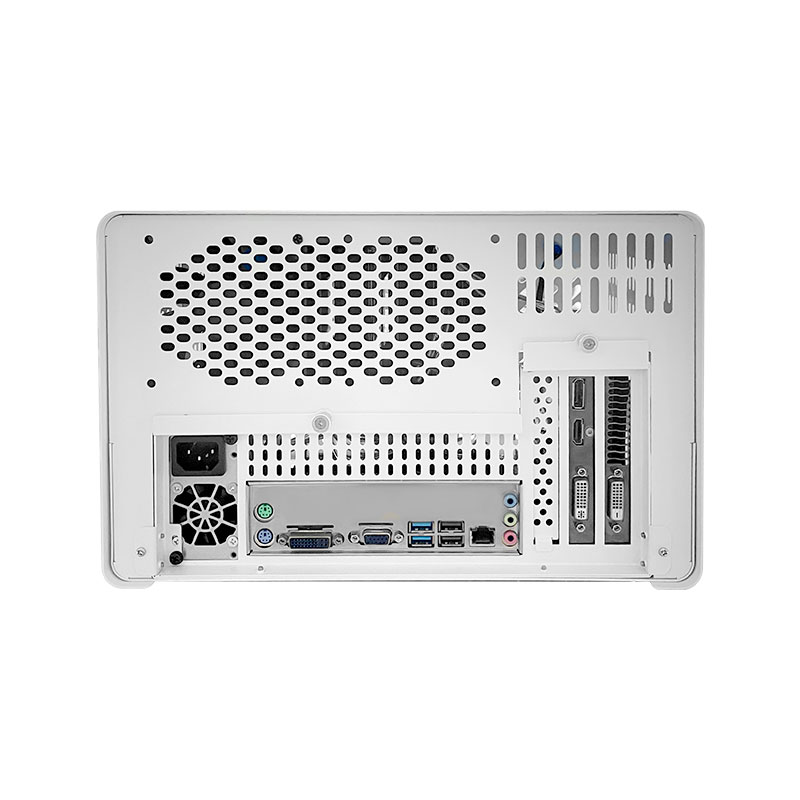 5盘位NAS机箱迷你电脑mini主机小1u电源itx全高pcie桌面式机箱