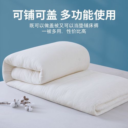 新疆长绒棉棉被纯棉花被芯冬被加厚保暖春秋被空调夏凉被全棉被子