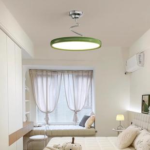 步步达奶油风卧室扭吊扭吸灯现代简约顶175餐厅灯全谱护眼过光道