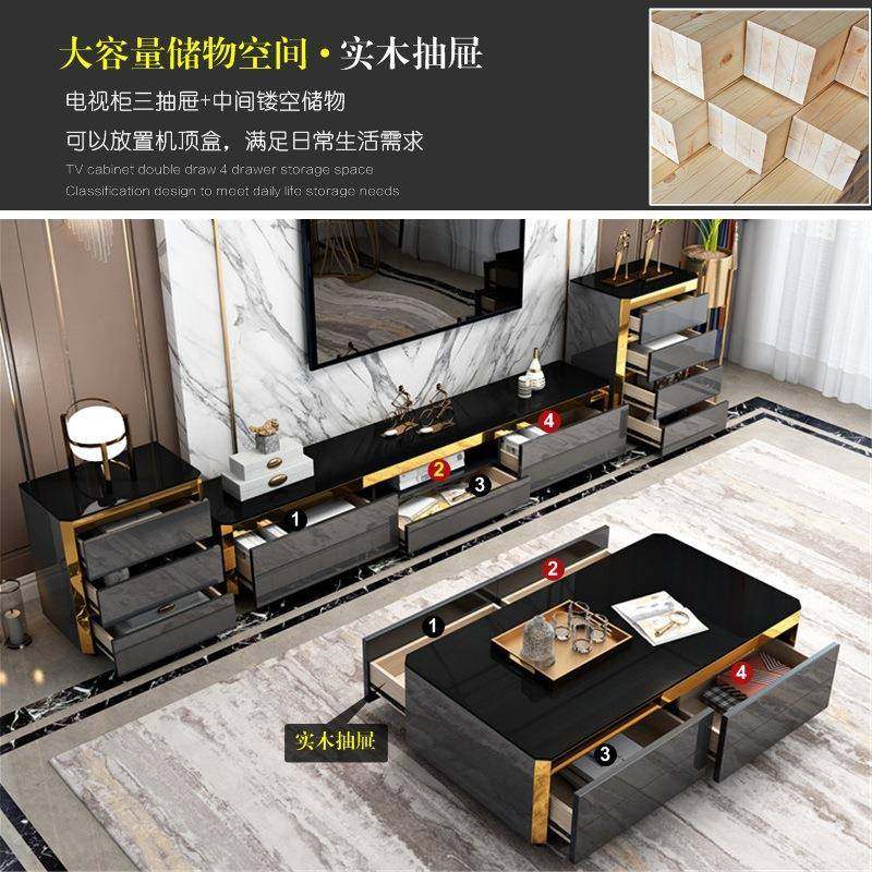 客户厅轻奢茶风现代端346301.5米几钢化玻璃简约高长方形黑色大型茶台,影音电器,DIY配件,淘宝优惠券,粉丝福利购,淘宝优惠卷