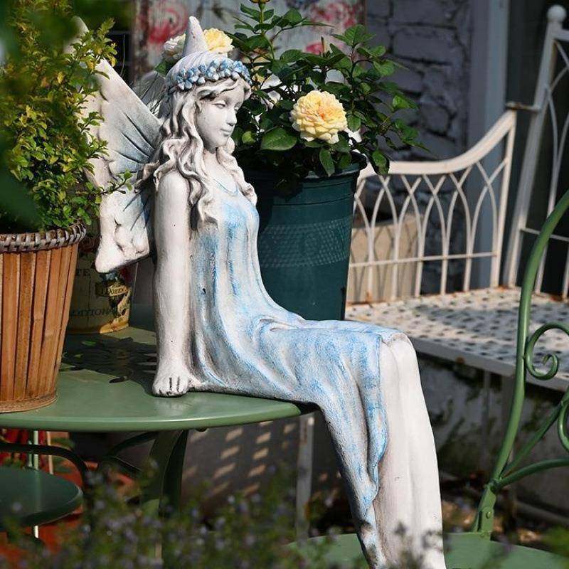 阳台摆件户庭外院花仙pbzQbdib子大天使阳台桌面园号款艺布置造景,家居饰品,户外/庭院摆件,淘宝优惠券,粉丝福利购,淘宝优惠卷