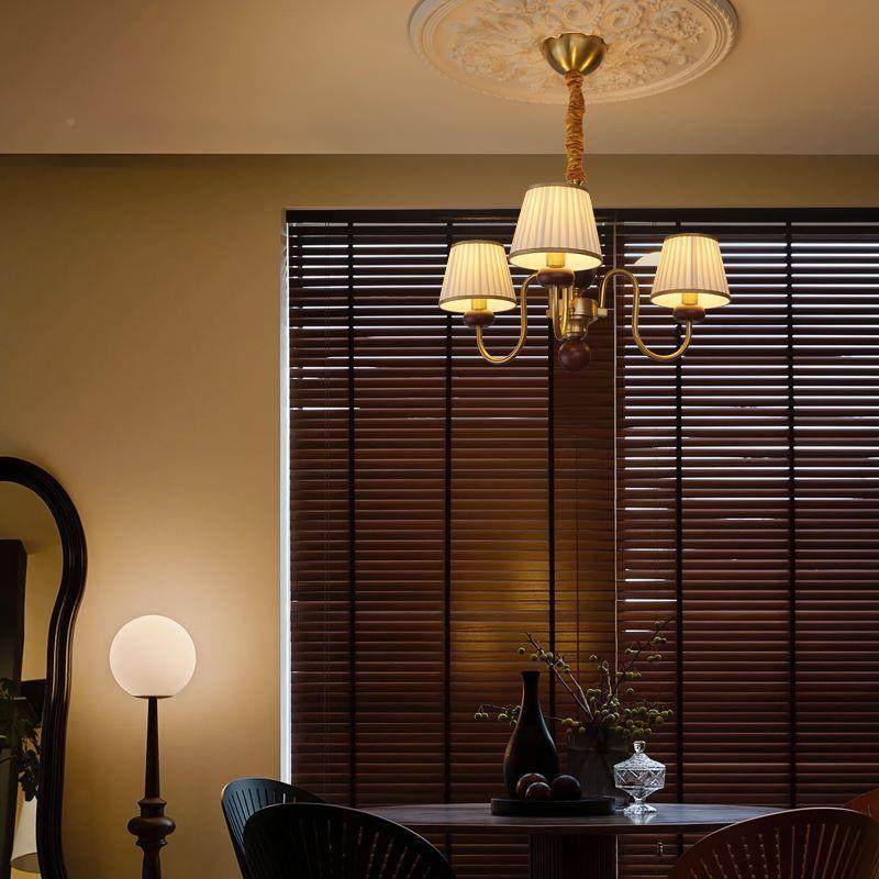古美风新款室式复古客厅吊灯中法灯具式主灯书房南洋风卧餐厅布艺,家装灯饰光源,智能吊灯,淘宝优惠券,粉丝福利购,淘宝优惠卷