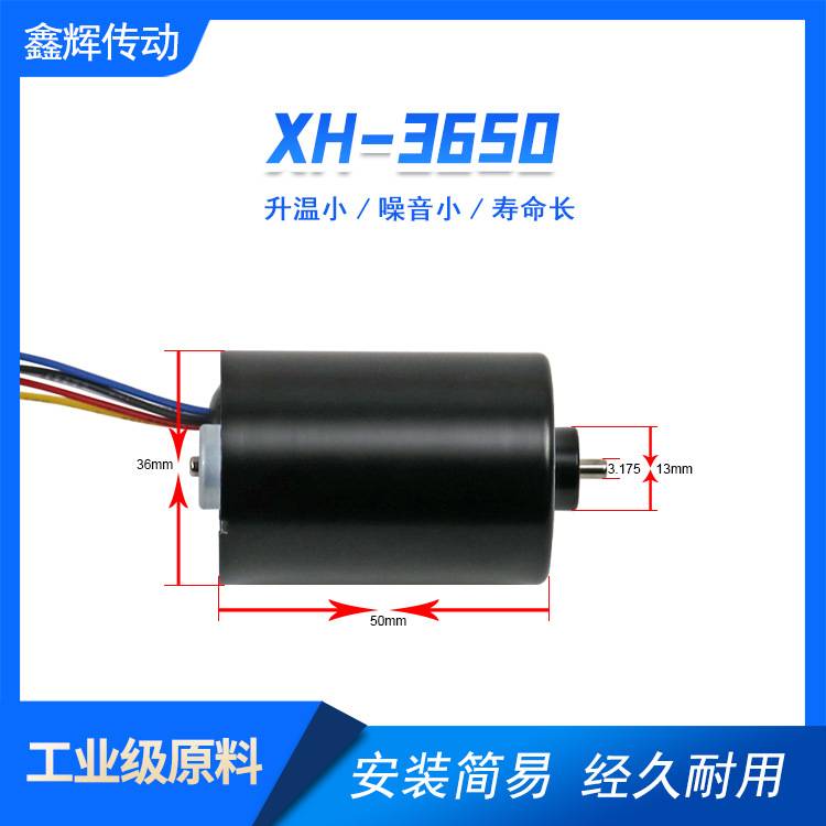 3650微型马达低压大功率高转速 电动工具风扇吸尘器无刷直流电机