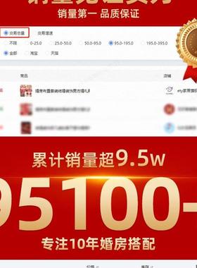 结婚卧房布置全套装男女方农村自房婚礼装饰RRZ客厅新娘家室建一