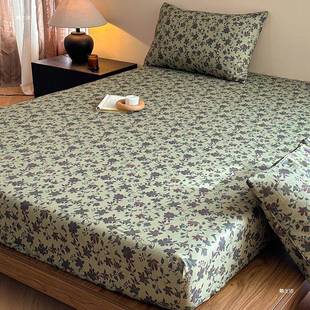 床A类护xzwr5NYw纯棉双层纱笠单件00加厚床罩榻1榻米床垫保罩全包