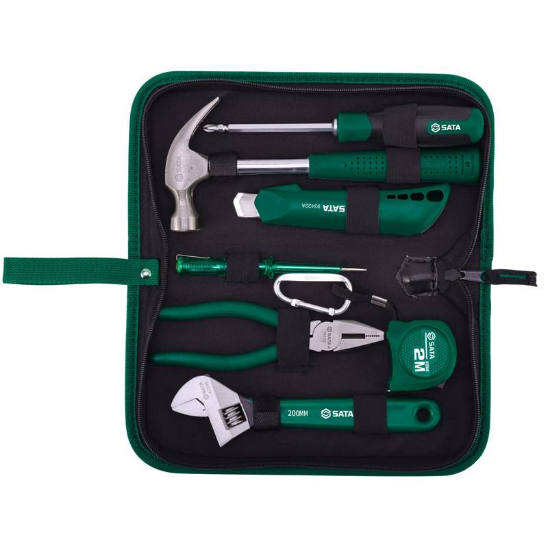 世达06001工具组套基本维修工具套装家用电工工具包组合7件套