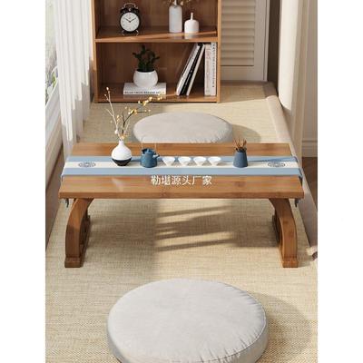 中式茶桌台飘无品牌/窗小茶几榻榻米简约窗台阳台桌矮茶飘窗小型