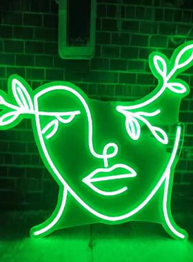 七彩色霓虹灯RGB带遥控变log47452o牌场景LED室招内氛围酒字母造