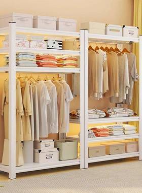 货架衣物柜式家用卧出租屋室多层收纳架简FGR易组装开放置架落地