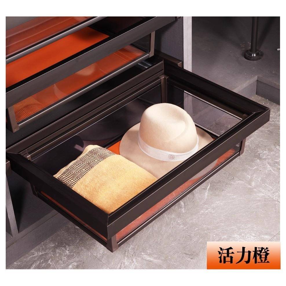包邮多规衣格衣柜拉篮纳伸缩收纳篮帽992间收置物架玻璃储物篮